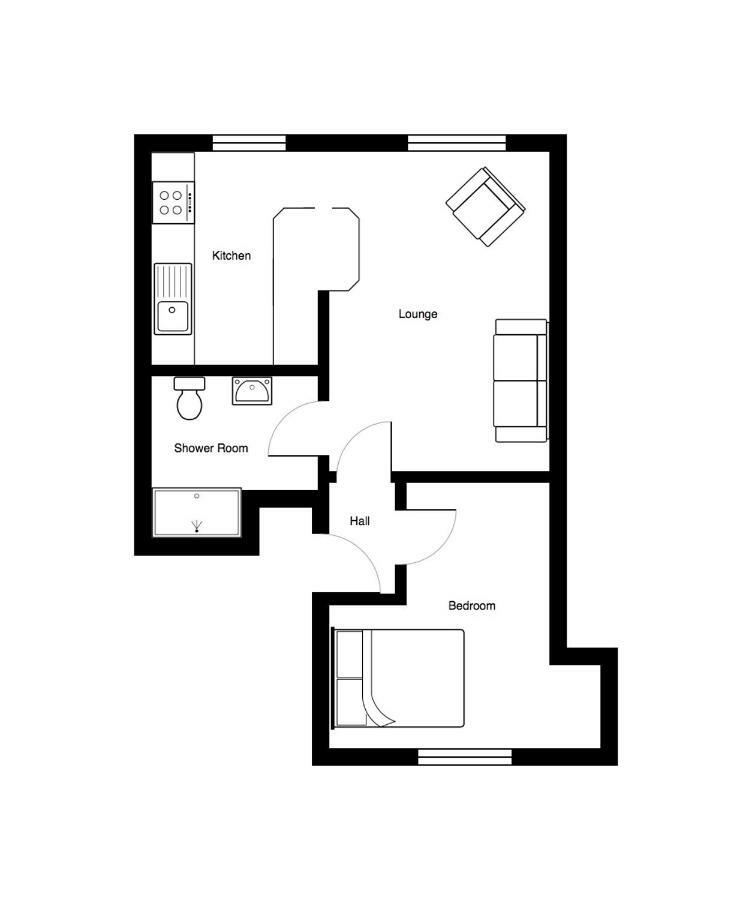 Fort Crescent - Margate Apartment Bagian luar foto